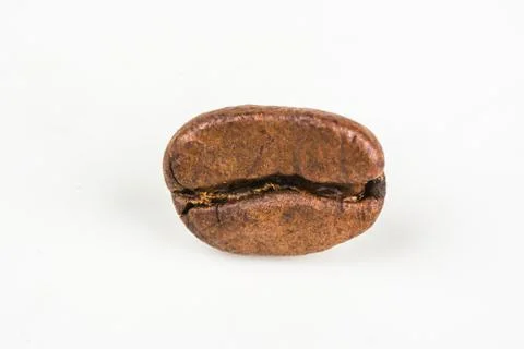Coffee bean on white background Stock Photos