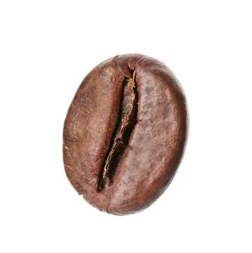 Coffee bean on white background Stock Photos