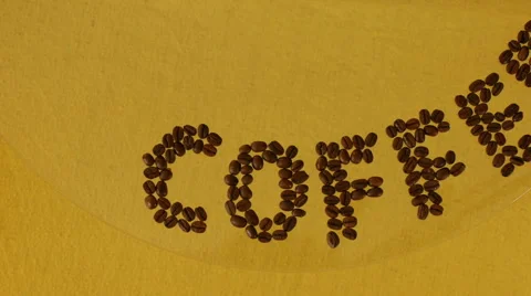 Coffee Beans 1 Video stock 1050941