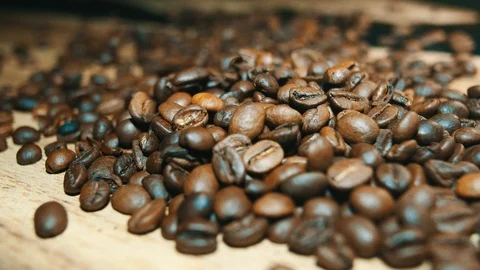 Coffee beans 1 Stock Footage 121411397