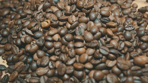 Coffee beans 2 Stock Footage 121411382