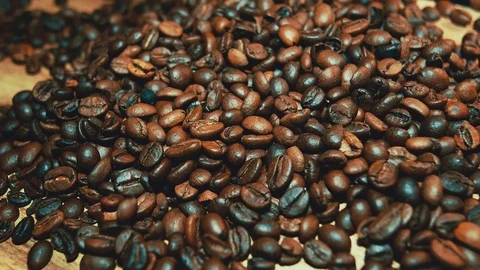 Coffee beans 3 Stock Footage 121411419