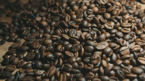 Coffee beans 5 Stock Footage 121411516