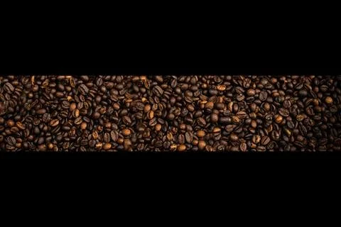Coffee beans for advertisement Stock Photos
