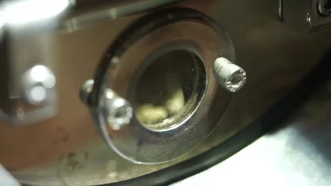 Coffee beans are roasted Stock Footage 259794310