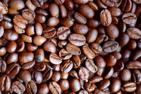 Coffee beans background 2 Stock Photos