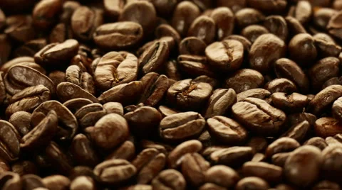 Coffee beans background Stock Footage 54639770
