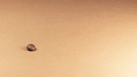 Coffee beans on the background of light burlap Stock Footage 102420860