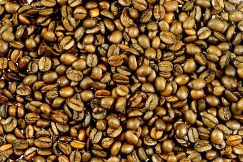 Coffee bean's background Stock Photos