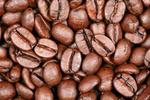 Coffee beans background Stock Photos