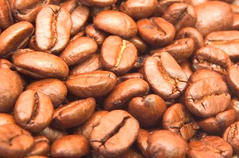 Coffee beans background Stock Photos