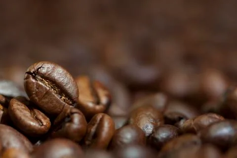 Coffee beans background Stock Photos