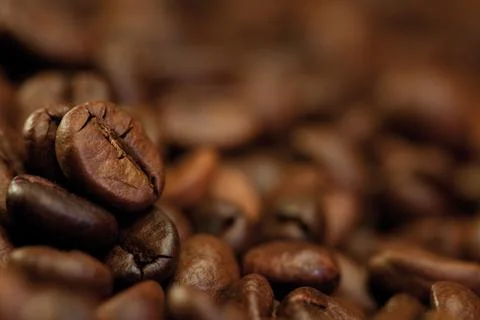 Coffee beans background Stock Photos
