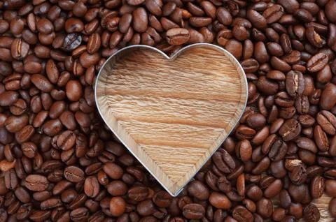 Coffee beans background Stock Photos