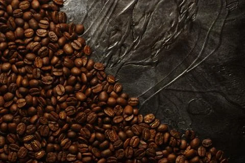 Coffee beans background Stock Photos