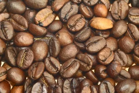 Coffee  beans as  background Stock Photos