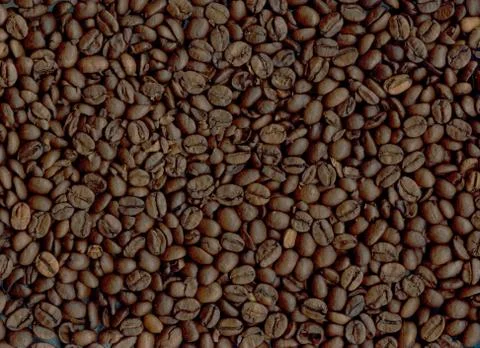 Coffee beans as background Stock Photos