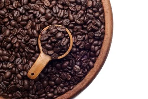 Coffee beans background Stock Photos
