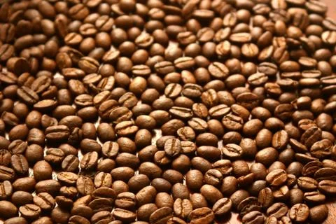 Coffee beans background Stock Photos