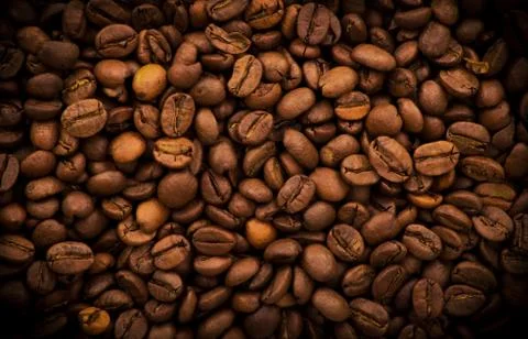 Coffee beans background Stock Photos