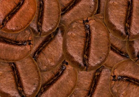 Coffee beans background Stock Photos