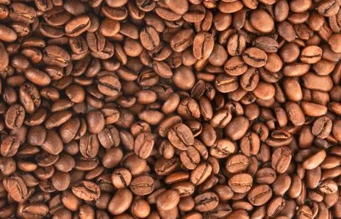 Coffee beans background Stock Photos