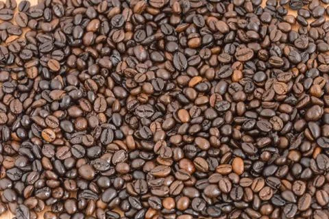 Coffee beans background Stock Photos