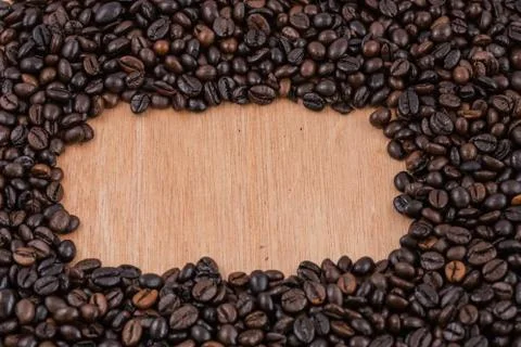 Coffee beans background Stock Photos