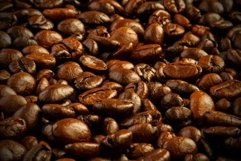 Coffee beans background Stock Photos