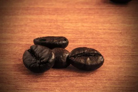 Coffee beans background Stock Photos