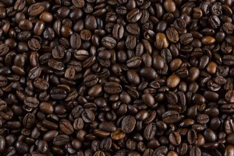 Coffee beans background Stock Photos