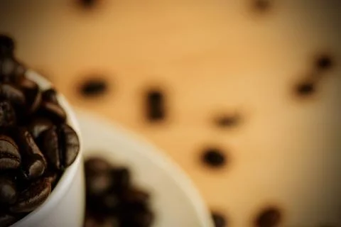 Coffee beans background Stock Photos