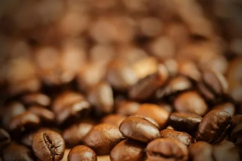 Coffee beans background Stock Photos