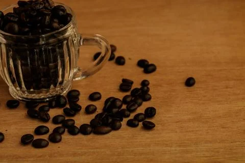 Coffee beans background Stock Photos