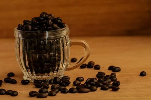 Coffee beans background Stock Photos