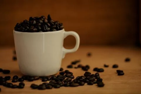 Coffee beans background Stock Photos