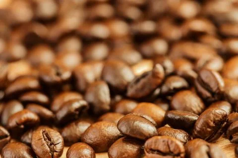 Coffee beans background Stock Photos