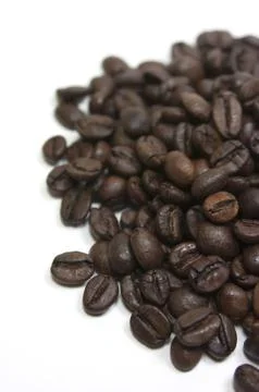 Coffee beans, background Stock Photos