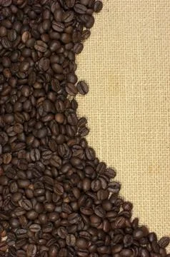 Coffee beans, background Stock Photos