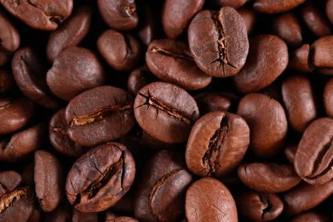 Coffee beans background Stock Photos