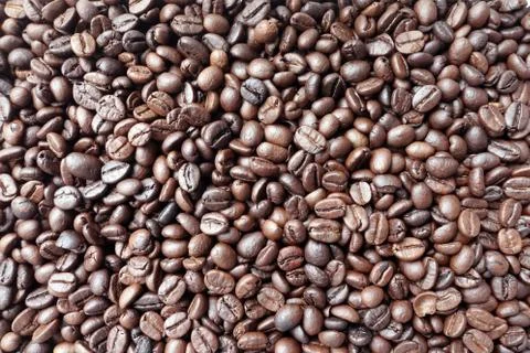 Coffee beans background Stock Photos