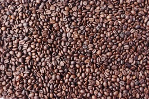 Coffee beans background Stockfoto's