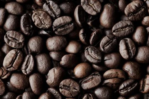 Coffee beans background Stock Photos