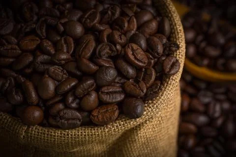 Coffee Beans Background Foto stock