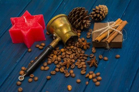 Coffee beans background Foto stock