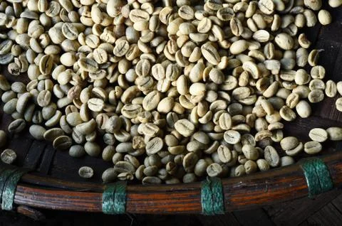 Coffee beans background Stock Photos