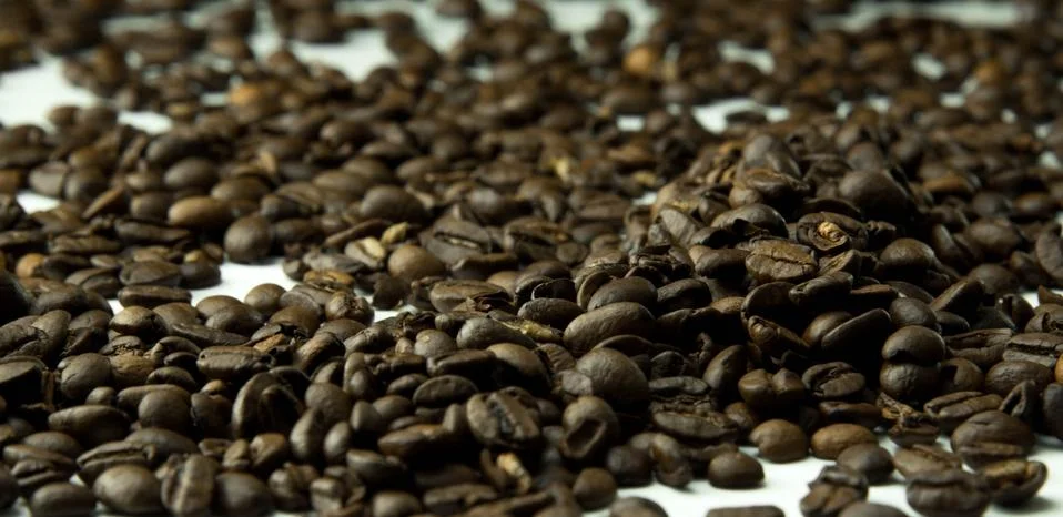 Coffee beans background Foto stock