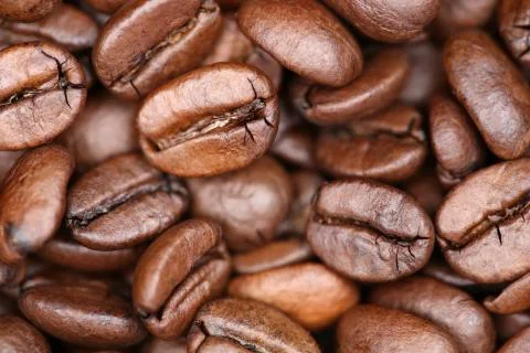 Coffee beans background Stock Photos