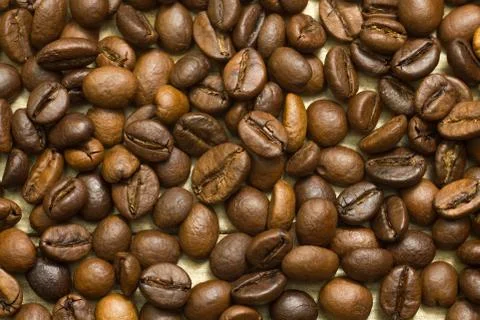 Coffee beans background Stock Photos