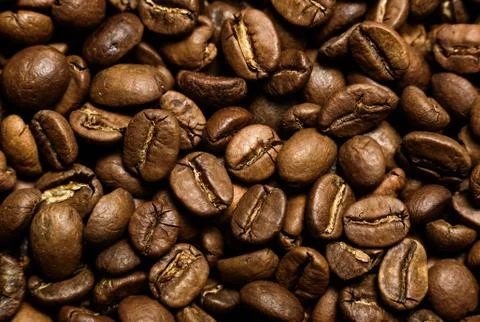 Coffee beans background Stock Photos